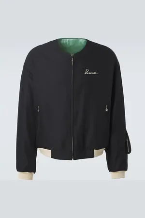 VISVIM Bomber reversibile Souvenir in lana e seta