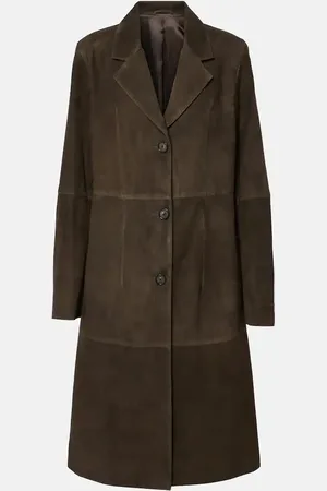 Totême Cappotto in suede