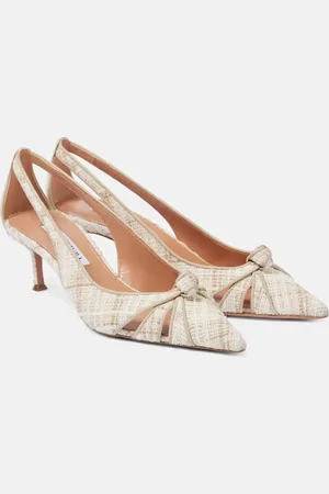 Aquazzura Pumps Premiere 50 in tweed