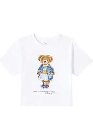 Ralph Lauren T-shirt Polo Bear in jersey di cotone