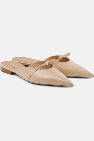 Salvatore Ferragamo Mules in vernice con fiocco