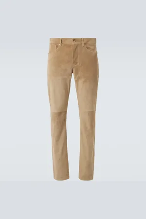 GABRIELA HEARST Pantaloni regular Anthony in suede