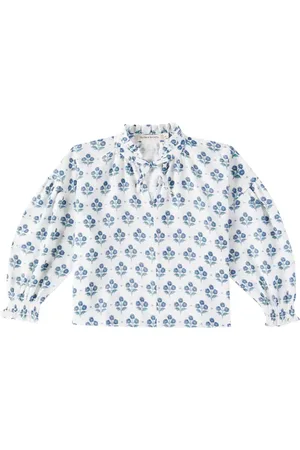 The New Society Blusa Eleni in cotone con stampa floreale
