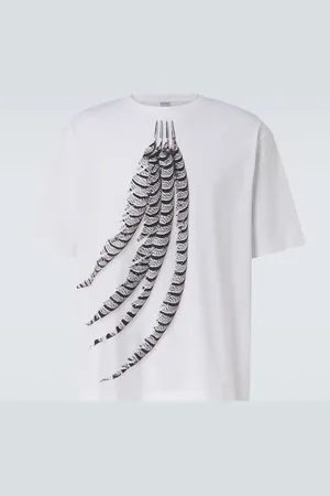 Loewe T-shirt in jersey di cotone con stampa