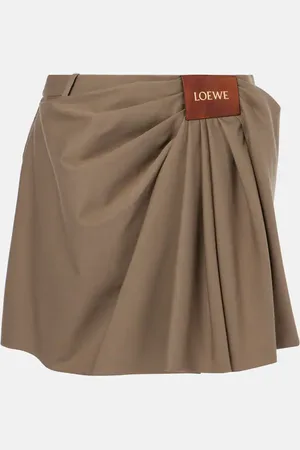 Loewe Minigonna in cotone e seta