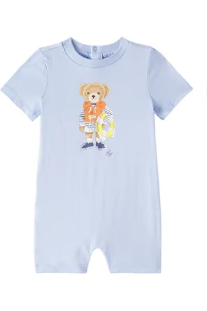 Ralph Lauren Baby - Jumpsuit corta Polo Bear