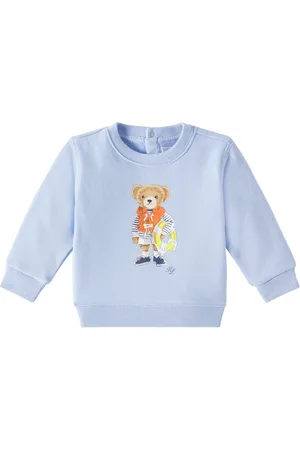 Ralph Lauren Baby - Felpa Polo Bear in jersey