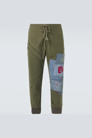 GREG LAUREN Pantaloni sportivi in cotone
