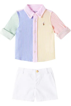 Ralph Lauren Baby - Camicia e shorts in cotone