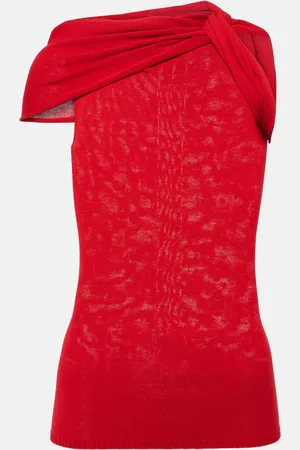 Rick Owens Top monospalla in maglia