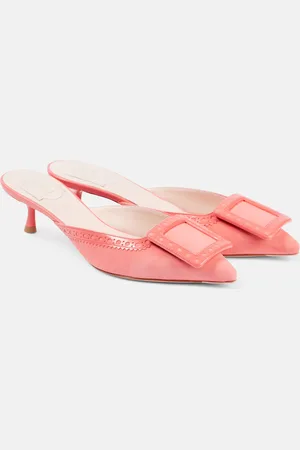 Roger Vivier Mules Viv’ In the City in suede