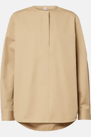 Totême Blusa in twill di cotone