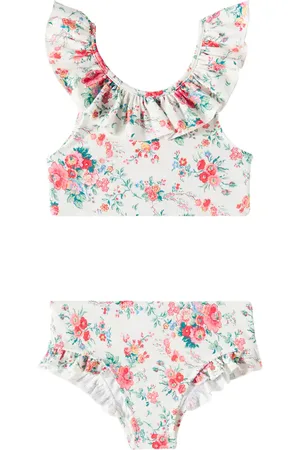 Louise Misha Bikini Primavera con volant e stampa