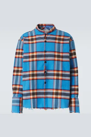 GREG LAUREN Camicia in cotone a quadri