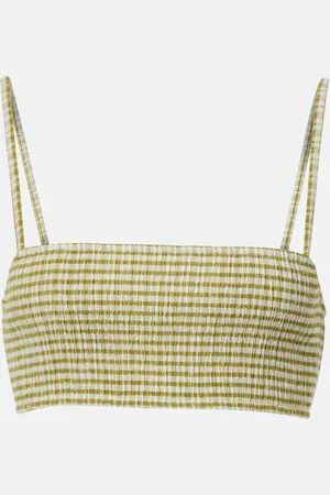 Vince Top bralette a quadri