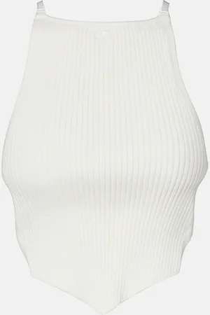Courrèges Courrèges Top in maglia a coste con cut-out