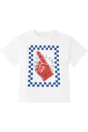 Stella McCartney T-shirt in jersey di cotone con stampa