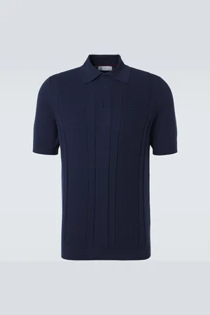 Brunello Cucinelli Polo in jacquard di cotone