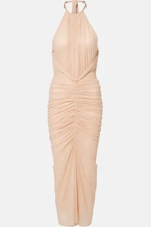 MUGLER Abito lungo con ruches