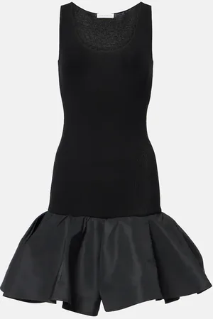 Nina Ricci Abito midi in misto cotone