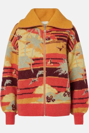 ALÉMAIS Alémais Cardigan Palm Island in jacquard
