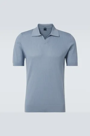 FEDELI Polo in piqué di cotone