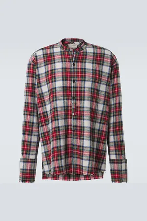 GREG LAUREN Camicia in cotone a quadri