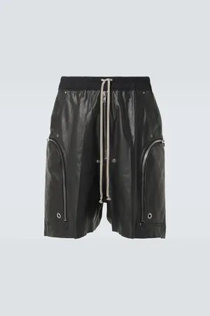 Rick Owens Shorts in pelle