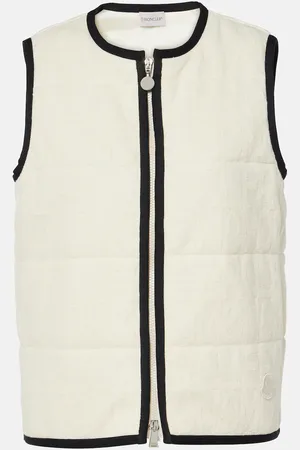 Moncler Gilet imbottito in misto cotone