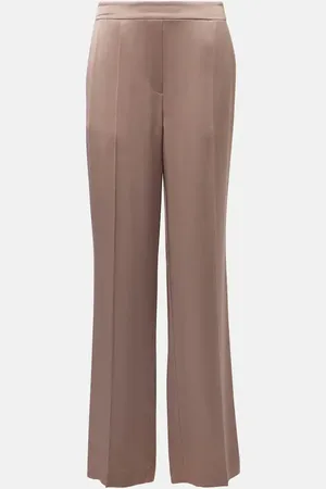 Joseph Pantaloni regular Tova in raso di seta