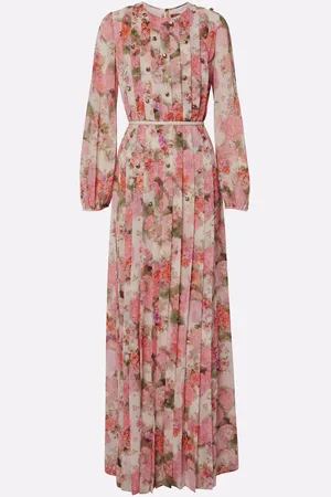 Max Mara Abito lungo con stampa floreale