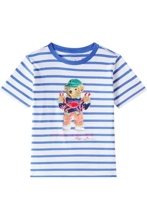Ralph Lauren T-shirt Polo Bear in jersey di cotone