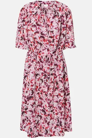 DRIES VAN NOTEN Abito midi con stampa