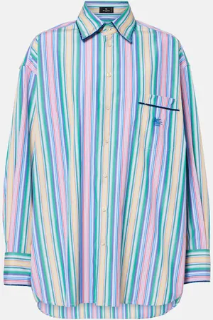 Etro Camicia in cotone a righe