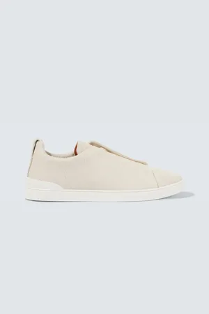 Ermenegildo Zegna Sneakers Triple Stitch in pelle