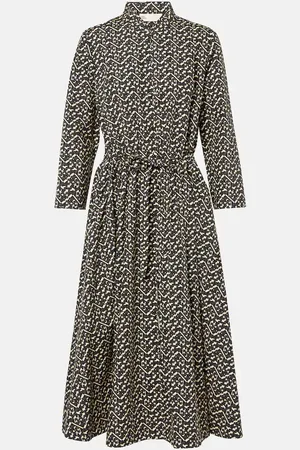 Tory Burch Abito chemisier in popeline di cotone