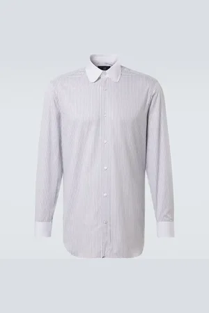 Dunhill Camicia in twill di cotone a righe