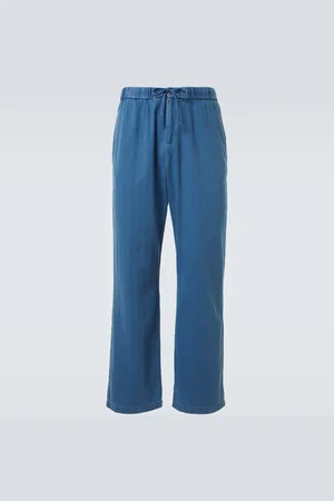 Frescobol Carioca Pantaloni a gamba larga Rocha in twill