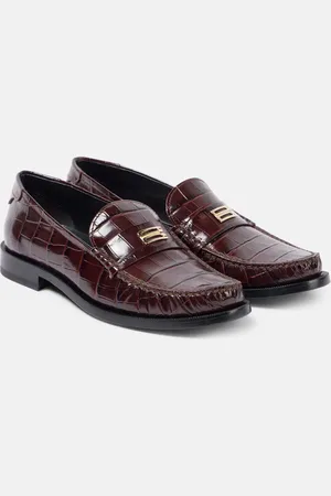 Victoria Beckham Mocassini in pelle stampata