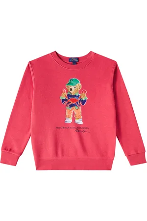 Ralph Lauren Felpa Polo Bear in misto cotone