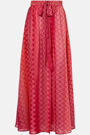 Missoni Gonna lunga Chevron in seta