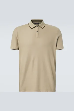 Loro Piana Polo Brentwood in piqué di misto cotone