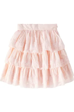 Petite Amalie Gonna in cotone con pizzo