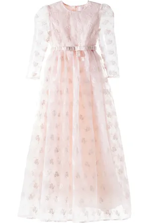 Petite Amalie Abito in organza con ricamo