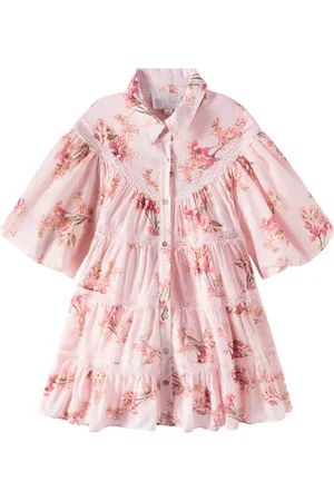 Petite Amalie Abito chemisier in cotone con balze