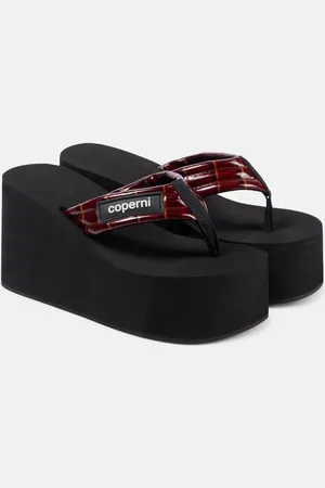 COPERNI Sandali infradito in pelle con platform