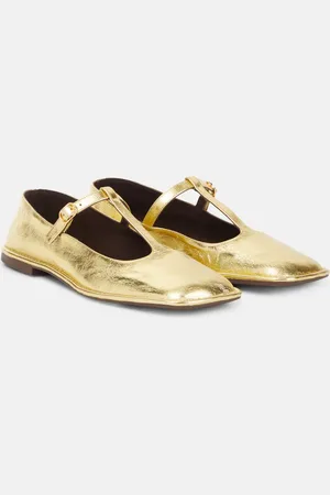 The Row Ballerine Mary Jane Square T-Strap