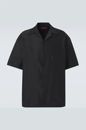Gucci Camicia bowling in cotone e seta