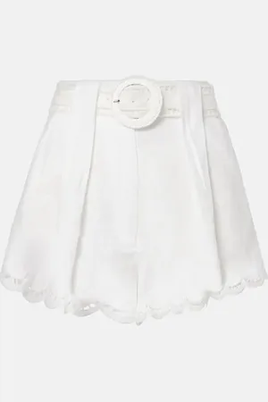 Farm Rio Shorts a vita alta in lino