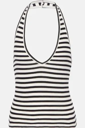 NILI LOTAN Top Britt in jersey di cotone